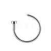 G23 Titanium C Shaped Clip on Nose Rings WGA60F5-02-5