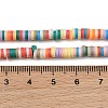 Handmade Polymer Clay Beads Strands PY-CBA18ED-02E-4