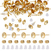50Pcs Brass Earring Settings KK-TA0008-38A-1