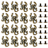 16Bags Scorpion Alloy with Iron Decorative Rivets BUTT-FH0001-035B-1