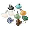 Natural & Synthetic Mixed Gemstone Pendants G-Z067-05P-01-2