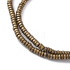Electroplated Non-magnetic Hematite Beads Strands G-P571-A01-01H-3