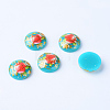 Printed Resin Cabochons X-CRES-T002-12mm-01-1