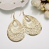Bohemian Style Hollow Teardrop Alloy Dangle Earrings FS-WG1E410-01-1