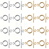 30Sets 2 Colors 304 Stainless Steel Toggle Clasps STAS-SC0021-29-7