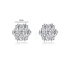 925 Sterling Silver Pave Moissanite Stud Earrings for Women SX7074-1-7