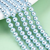 Baking Paint Pearlized Glass Pearl Bead Strands HY-N002-5mm-A05-1