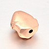 CZ Brass Micro Pave AAA Cubic Zirconia 3D Buddha Head Beads ZIRC-L012-07RG-NR-3