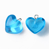 Transparent Resin Pendants RESI-R429-30D-2