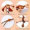 Braided Wax Rope Cord Macrame Pouch Necklace Making NJEW-J007-07-4
