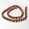 Electroplate Non-magnetic Synthetic Hematite Bead Strands G-F300-29B-08-2