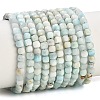 Natural Larimar Beads Strands GG-CBABEF5-B02-01-2