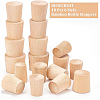 18Pcs 6 Style Bamboo Bottle Stoppers FIND-BC0002-86-4