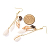 Natural Shell Dangle Earrings EJEW-TA00649-3