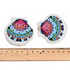 Printed Natural Shell Big Pendants SH-CBA93AD-19-4