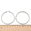 Tarnish Resistant 304 Stainless Steel Big Hoop Earrings EJEW-F105-04P-4