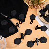 8Pcs Resin Buttons BUTT-CL0001-10-4