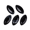 Natural Black Agate(Dyed & Heated) Cabochons G-T144-78A-1