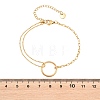 304 Stainless Steel Ball Chain & Box Chain Bracelets BJEW-D460-02G-4