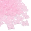 Frosted Transparent Acrylic Beads OACR-P029-20B-01-2