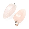 Natural Rose Quartz Pendants GG-K002-16J-2