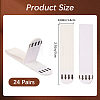 2 Sets Removable Plastic & Traceless Glue Hook and Loop Fastener DIY-CN0003-17A-2