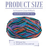 Light Gradient Segment Dyed Polyester Yarn DIY-TADJ0002-005D-4