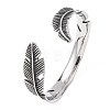 Retro 316 Surgical Stainless Steel Cuff Bangles BJEW-C142-11C-AS-4