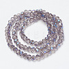 Electroplate Glass Beads Strands EGLA-A034-T2mm-I11-2