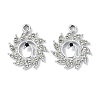 Animal Theme UV Plating Alloy Crystal Rhinestone Pendants ALRI-T012-07H-P-1