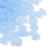 Frosted Transparent Acrylic Beads OACR-P029-20B-04-2