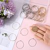 SUNNYCLUE 120Pcs 2 Style 316 Surgical Stainless Steel Wine Glass Charms Rings STAS-SC0007-23-3