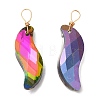 Glass Pendants KK-Q777-12LG-1