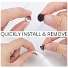 Plastic Brooch Pin Backs KY-G037-01B-4