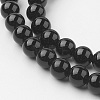 Natural Black Onyx Beads Strands G-G735-60-6mm-A-3