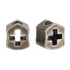 Brass European Beads LS-KK-WH0062-206AS-1