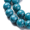 Synthetic Turquoise Beads Strands G-L605-G01-04A-4