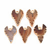 Natural Agate Pendants G-N326-122D-1