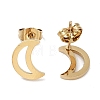 Vacuum Plating 304 Stainless Steel Stud Earrings for Women EJEW-A048-43A-G-2