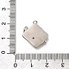 Brass Micro Pave Cubic Zirconia Pendants KK-Q035-16D-P-3