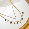 Stylish Stainless Steel Double Layer Collarbone Chain for Women's Daily Wear CC8393-1-1