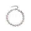Brass Round Beaded Bracelets for Women WG861DA-01-5