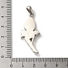 316L Surgical Stainless Steel Pendants STAS-H194-03P-02-3