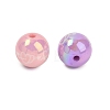 Opaque UV Plating Acrylic Beads PACR-P005-06-2