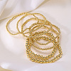 7Pcs CCB Round Beaded Stretch Bracelets WGF8C34-01-4
