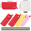 3Pcs 3 Colors Rectangle Felt Eyeglass Case AJEW-CN0007-36B-2