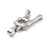Non-Tarnish 304 Stainless Steel Pendants STAS-F235-01P-4