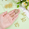 10Pcs Brass Pendants KK-BBC0025-97-3