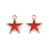 Alloy with Enamel Charms AL-CBA9C31-06G-C-1