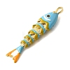 Rack Plating Brass Pendants KK-A268-05G-C05-3